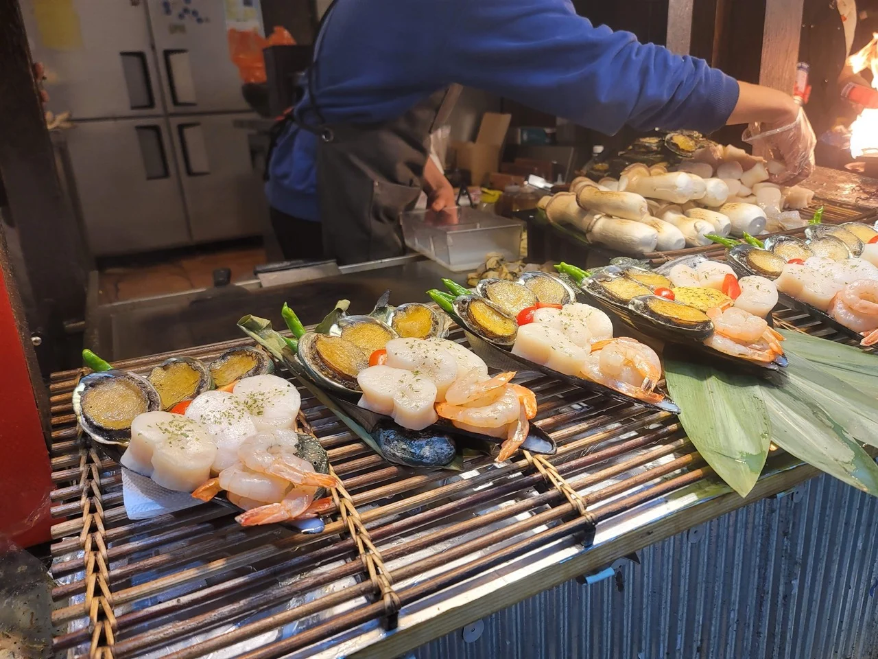 chợ đêm dongmun jeju hàn quốc