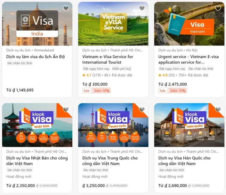 dịch vụ xin visa hồ chí minh trực tuyến đảm bảo