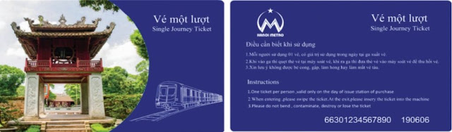 giá vé metro hà nội