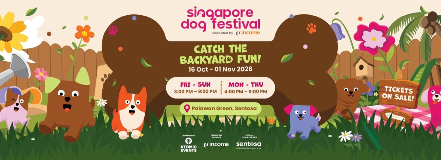 Singapore dog festival lễ hội chó mèo Singapore Sentosa