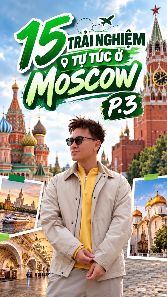 DU LỊCH NGA TỰ TÚC 🇷🇺 | 15 TRẢI NGHIỆM Ở MOSCOW – P.3