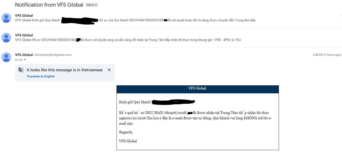 Review siêu chi tiết xin visa Đức 2026 tại Hà Nội